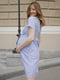 Платье для беременных лавандового цвета в полоску | 6466619 | фото 3