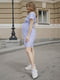 Платье для беременных лавандового цвета в полоску | 6466619 | фото 4