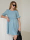 Сукня для вагітних сіро-блакитна | 6466630 | фото 2