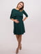 Платье для беременных темно-зеленое | 6466644 | фото 2