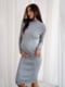 Платье для беременных серое | 6466646 | фото 5