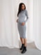 Платье для беременных серое | 6466646 | фото 2