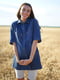 Блуза для беременных синяя | 6466723 | фото 3
