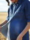 Блуза для беременных синяя | 6466723 | фото 5