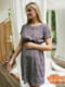 Сукня для вагітних сіра в принт | 6466792 | фото 3