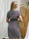 Сукня для вагітних сіра в принт | 6466792 | фото 4