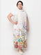 Сукня біла з квітковим принтом | 6330098 | фото 5