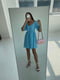 Платье А-силуэта голубое | 6422763 | фото 3