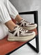 Кросівки біло-коричневі | 6422845 | фото 7