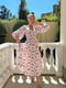 Сукня А-силуету молочного кольору в принт | 6423302 | фото 6