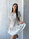 Сукня біла в квітковий принт | 6423311 | фото 5