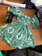 Сукня А-силуету зелена в принт | 6423447 | фото 3