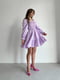 Платье А-силуэта лавандового цвета | 6423556 | фото 7
