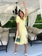 Сукня А-силуету жовта | 6423673 | фото 4