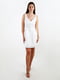 Платье А-силуэта белое | 6477689 | фото 3