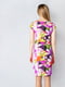 Сукня фіолетова в квітковий принт | 6477818 | фото 3