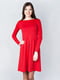Платье А-силуэта красное | 6477843