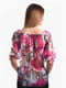 Блуза рожева з принтом | 6477962 | фото 2