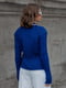 Пуловер-поло синий | 6478191 | фото 7