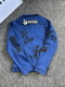 Джинсова куртка синя з принтом | 6478388 | фото 2