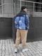 Куртка блакитна з принтом | 6479589 | фото 3