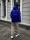 Куртка темно-синяя с принтом | 6479652 | фото 3