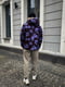 Куртка фиолетовая с принтом | 6479657 | фото 3