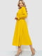 Сукня А-силуету гірчичного кольору | 6484262 | фото 3