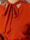 Платье А-силуэта терракотового цвета | 6484274 | фото 5