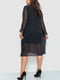 Сукня А-силуету чорна | 6484282 | фото 4