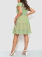 Платье А-силуэта мятного цвета в горошек | 6484284 | фото 4