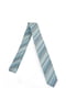 Краватка бірюзового кольору в смужку | 6484865 | фото 2
