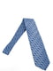 Краватка синя в принт | 6484880 | фото 2