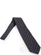 Краватка чорна в горошок | 6484883 | фото 2