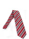 Краватка червона в смужку | 6484901 | фото 2