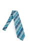Краватка бірюзового кольору в смужку | 6484909 | фото 2