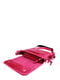 Шкіряна жіноча сумка «Wave» кольору фуксії | 6485551 | фото 5