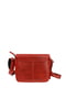 Шкіряна жіноча сумка «Wave» червона | 6485552 | фото 3