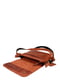 Шкіряна жіноча сумка «Wave» світло-коричнева | 6485554 | фото 5