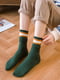 Носки зеленые с полосками | 6499037 | фото 2
