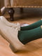Шкарпетки зелені зі смужками | 6499037 | фото 3