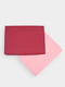 Комплект постільної білизни бордовий з рожевим полуторка | 6487804 | фото 2