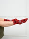 Носки красные с рисунком | 6487871 | фото 2
