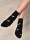 Шкарпетки чорні з малюнком | 6487874 | фото 2