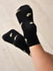 Шкарпетки чорні з малюнком | 6487874 | фото 3