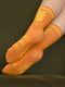 Шкарпетки помаранчеві з малюнком | 6487878 | фото 2