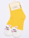 Шкарпетки жовті з малюнком | 6488047