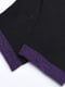 Шкарпетки чорні з фіолетовою резинкою | 6488072 | фото 2