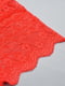 Трусы гипюровые красного цвета | 6488131 | фото 3