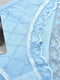 Трусы с гипюром голубого цвета | 6488183 | фото 3